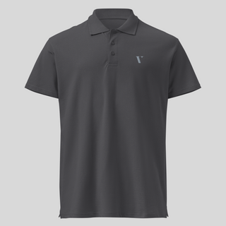 Basic Pique Polo - Grey
