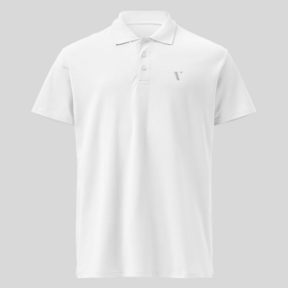 Basic Pique Polo - White