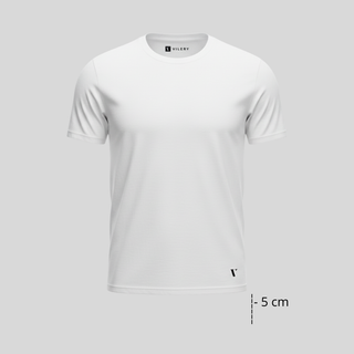 Custom-Fit Premium T-Shirt - White (Short -5 cm)