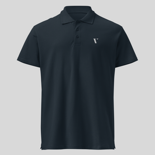 Essentials Pique Polo - Navy