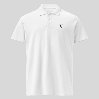 Essentials Pique Polo - White